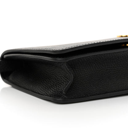 Valentino Garavani Grainy Calfskin Mini Vlogo Shoulder Bag Black 8 of 10