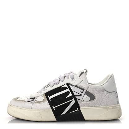 Valentino Garavani Calfskin Womens VL7N Sneakers 37 Black White 1 of 15