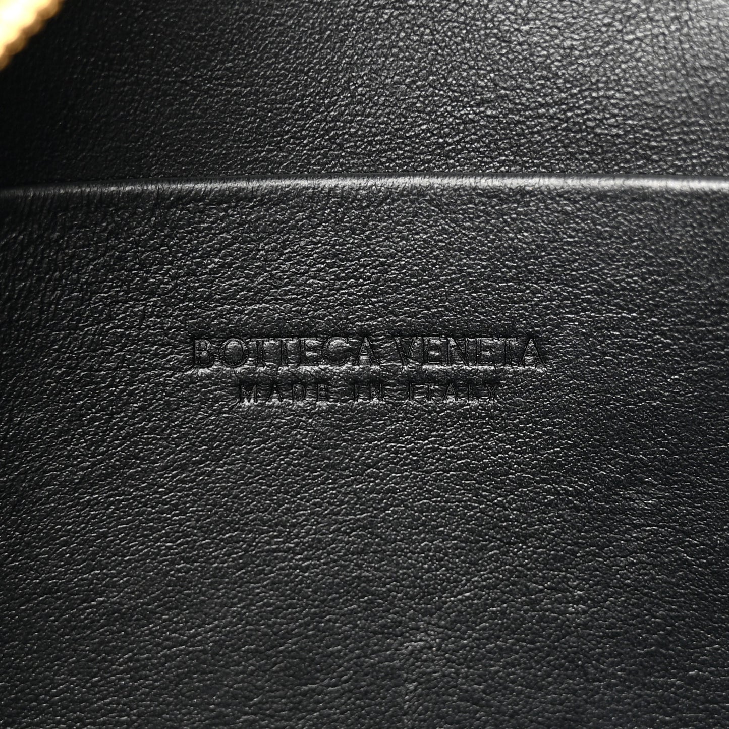 Nappa Intrecciato Medium Loop Camera Bag Black