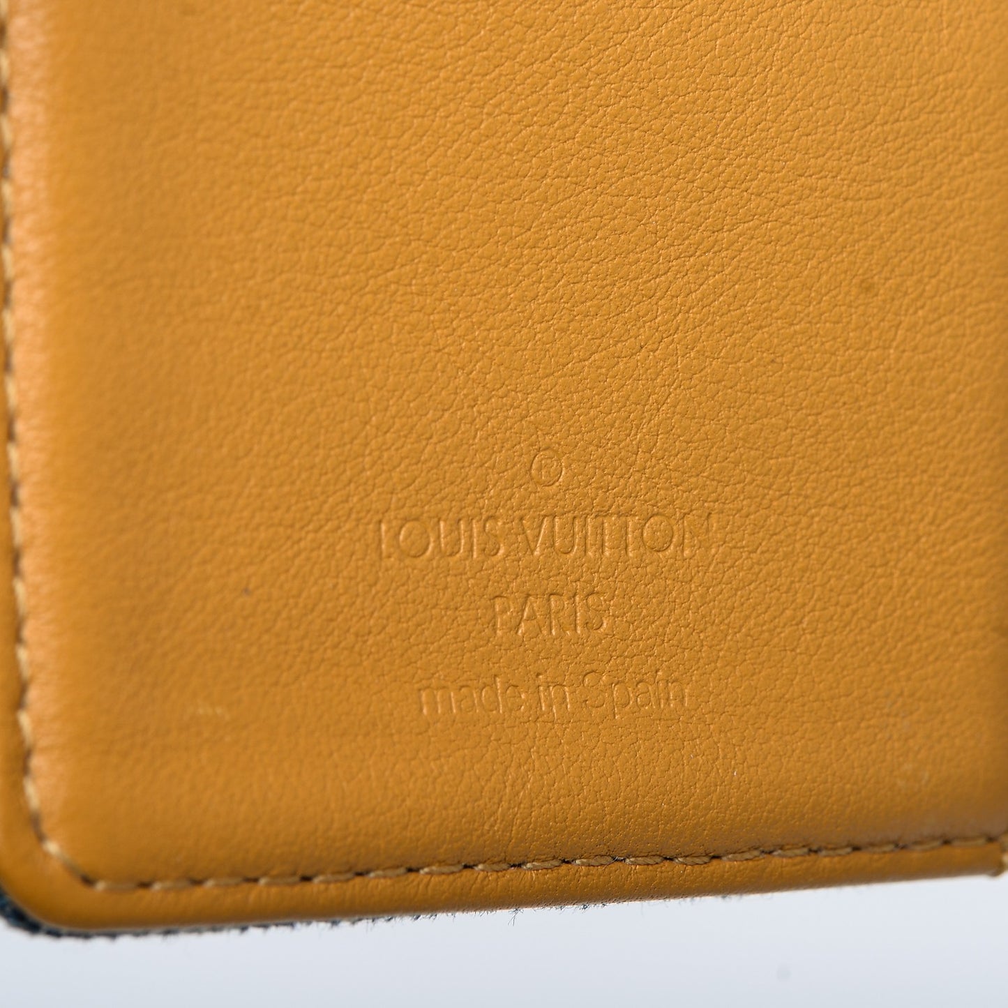 Monogram Denim Agenda PM Blue