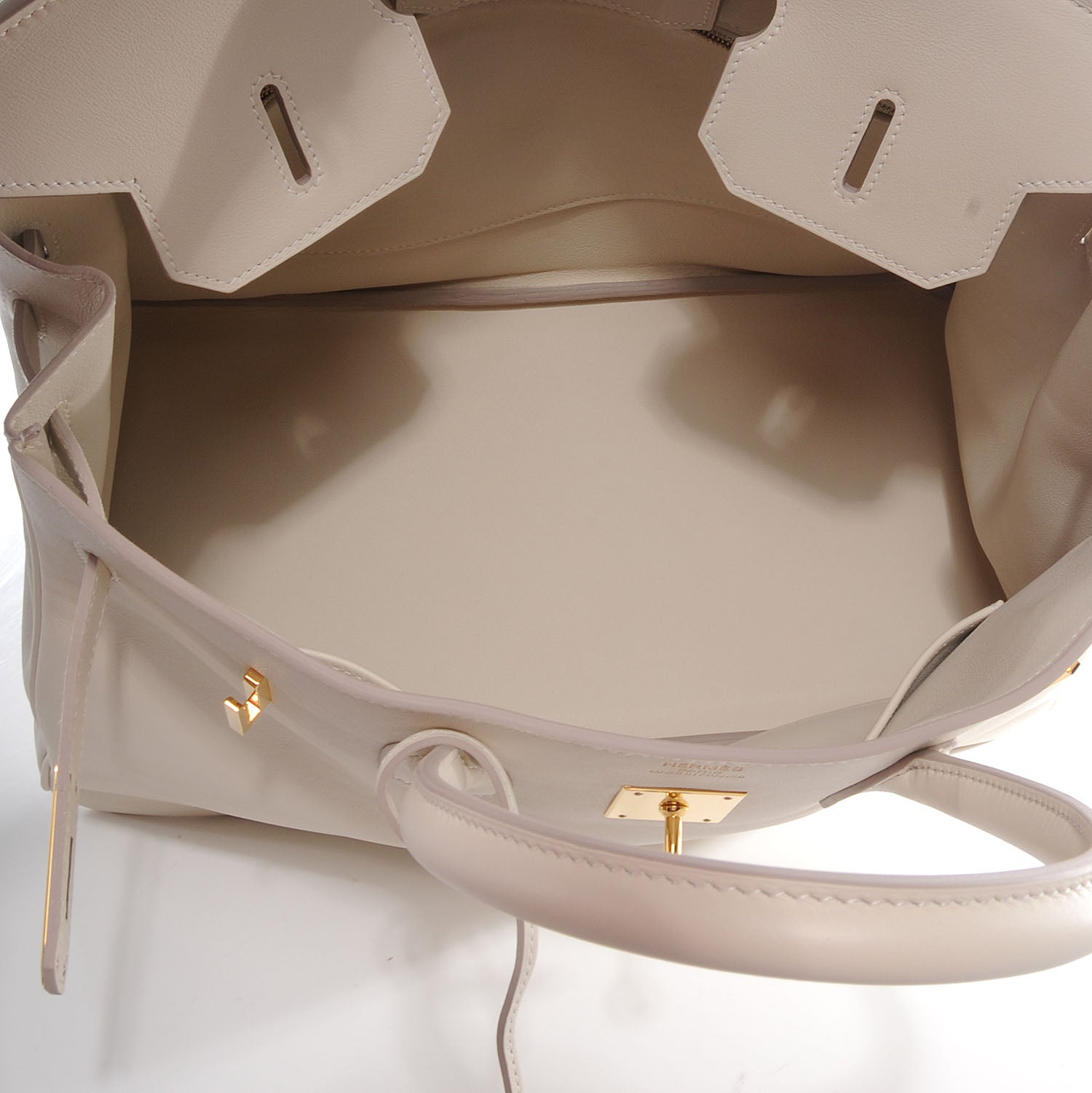 Hermes Swift Birkin 35 Craie 9 of 10