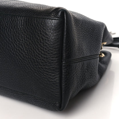 Gucci Pebbled Calfskin Medium Soho Chain Shoulder Bag Black 9 of 9