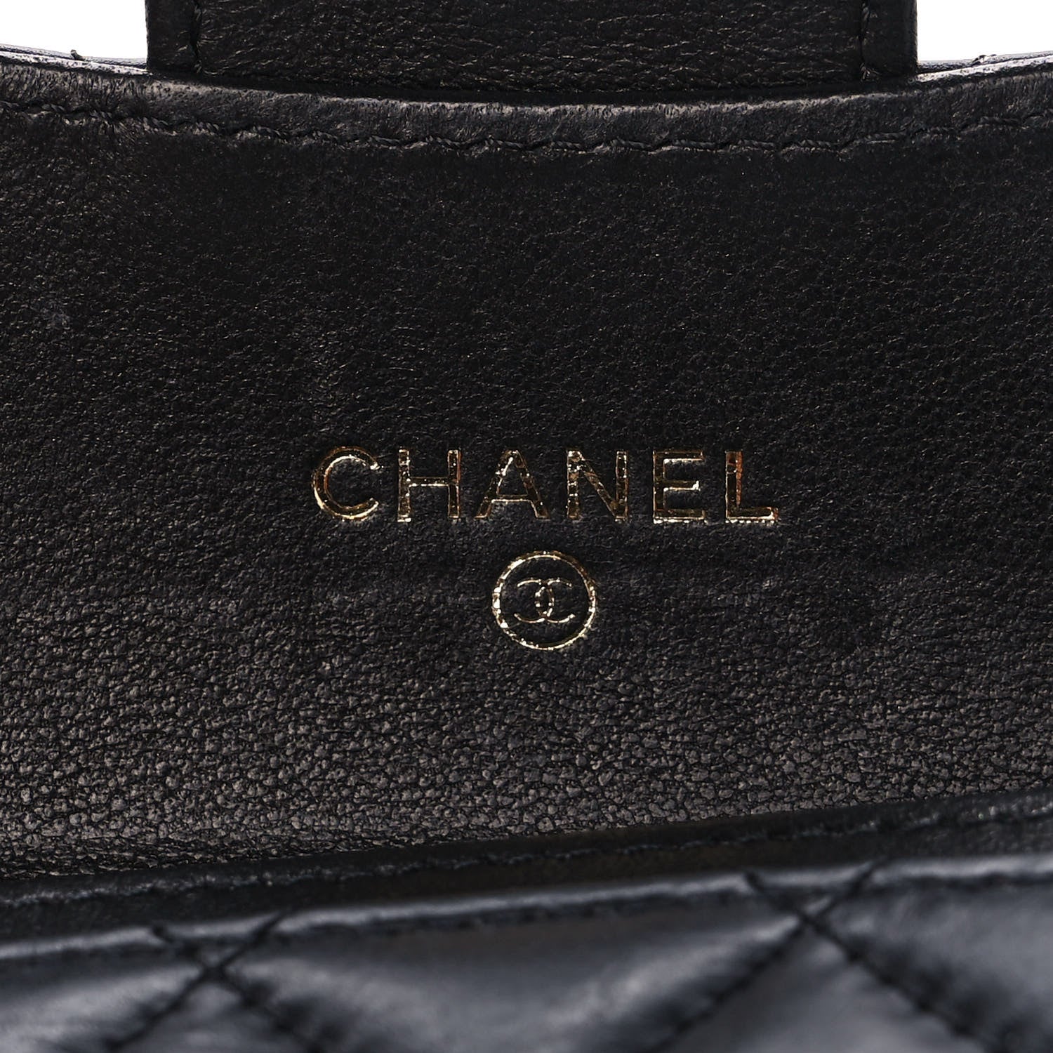 Chanel Aged Calfskin Quilted Reissue Flap Card Holder Black 6 of 15