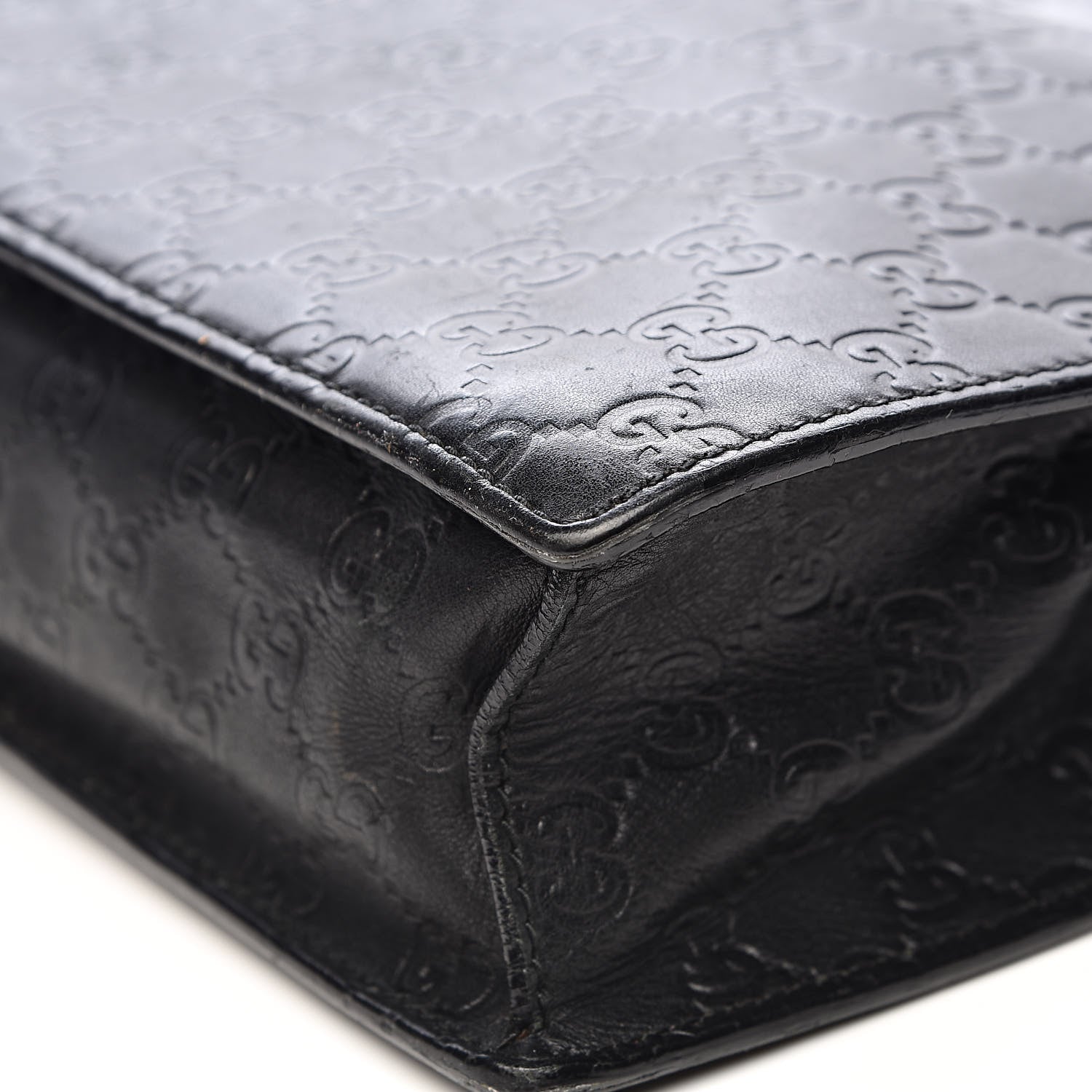 Gucci Guccissima Briefcase Black 18 of 21