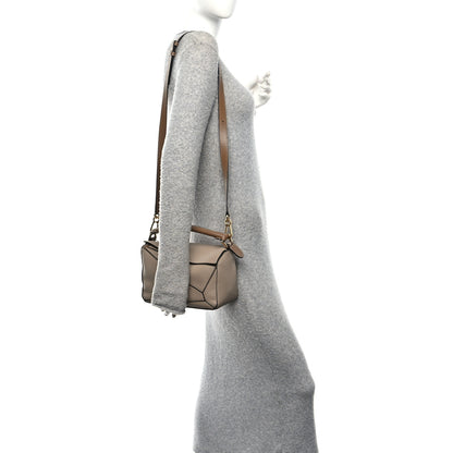 Loewe Calfskin Small Puzzle Bag Sand Mink 2 of 12