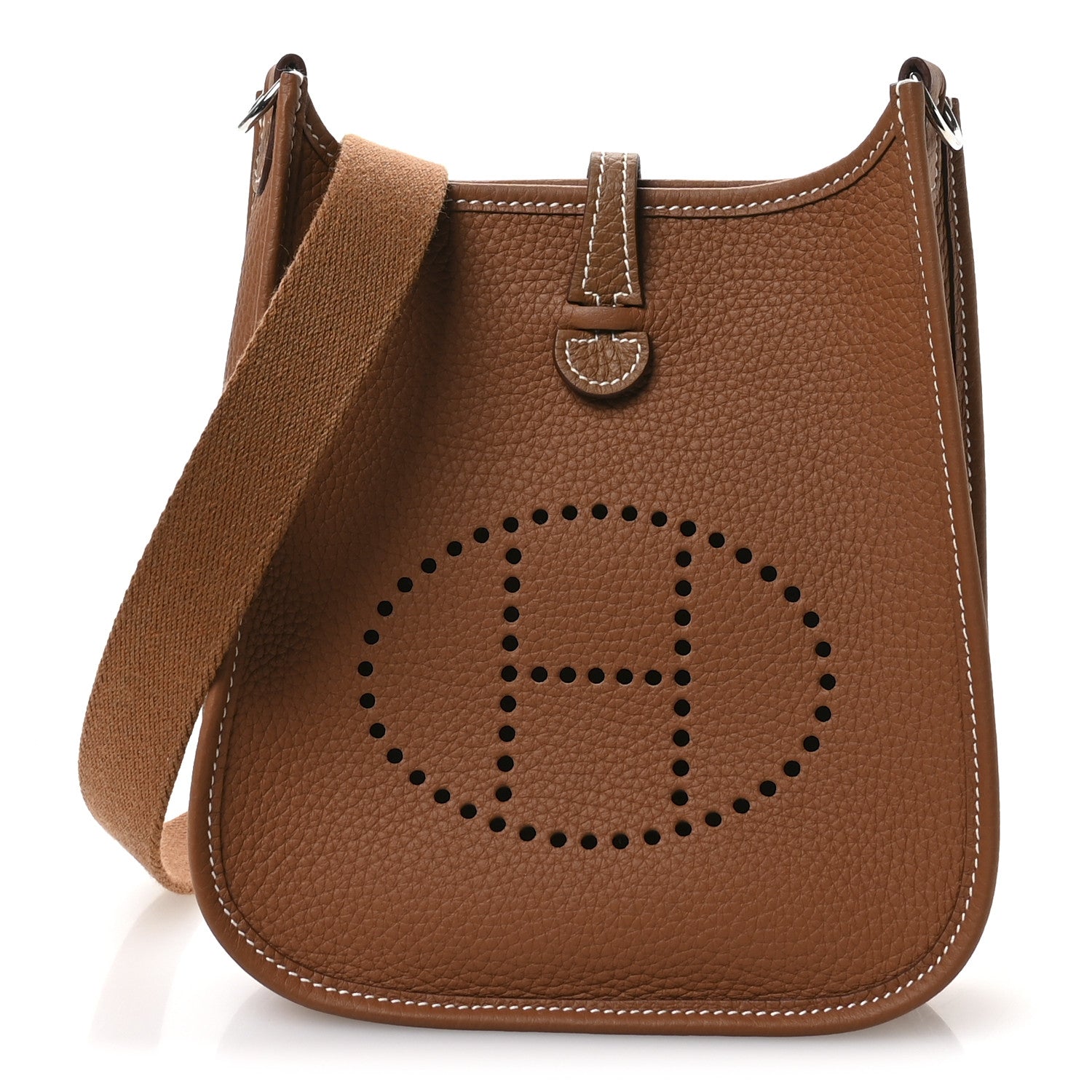 Hermes Taurillon Clemence Evelyne TPM Gold 1 of 11
