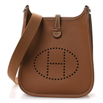 Hermes Taurillon Clemence Evelyne TPM Gold 1 of 11