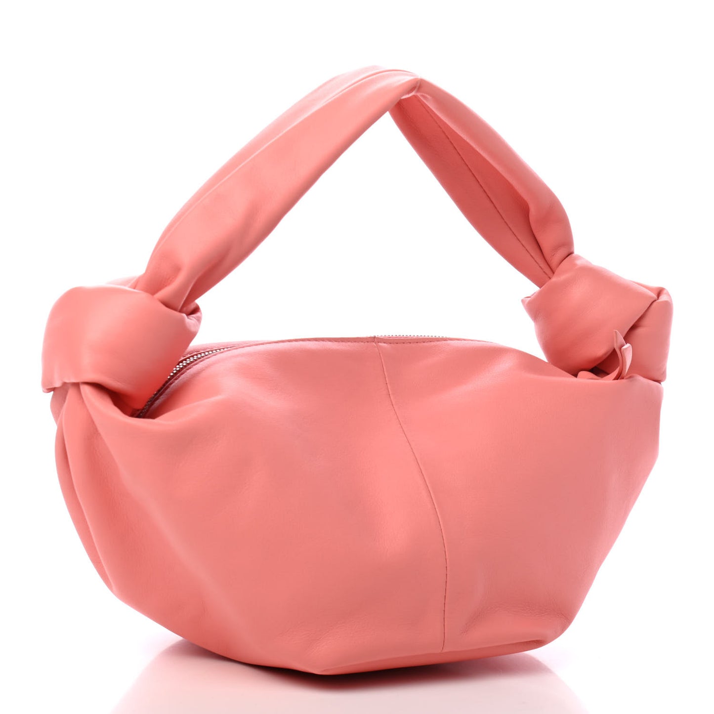 Calfskin Mini Double Knot Bag Peach