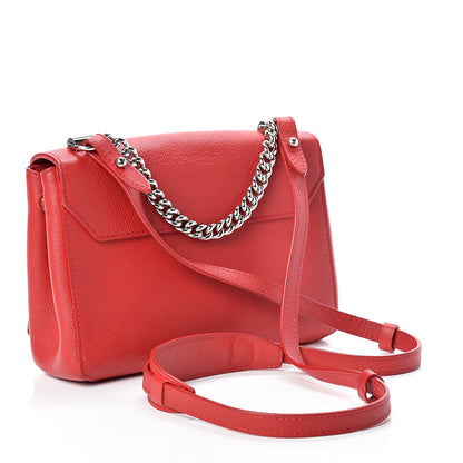 Louis Vuitton Calfskin Lockme II Chain Bag BB Rubis 2 of 11