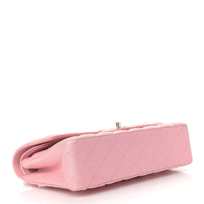 Chanel Iridescent Caviar Quilted Medium Double Flap Rose Pink 4 of 11