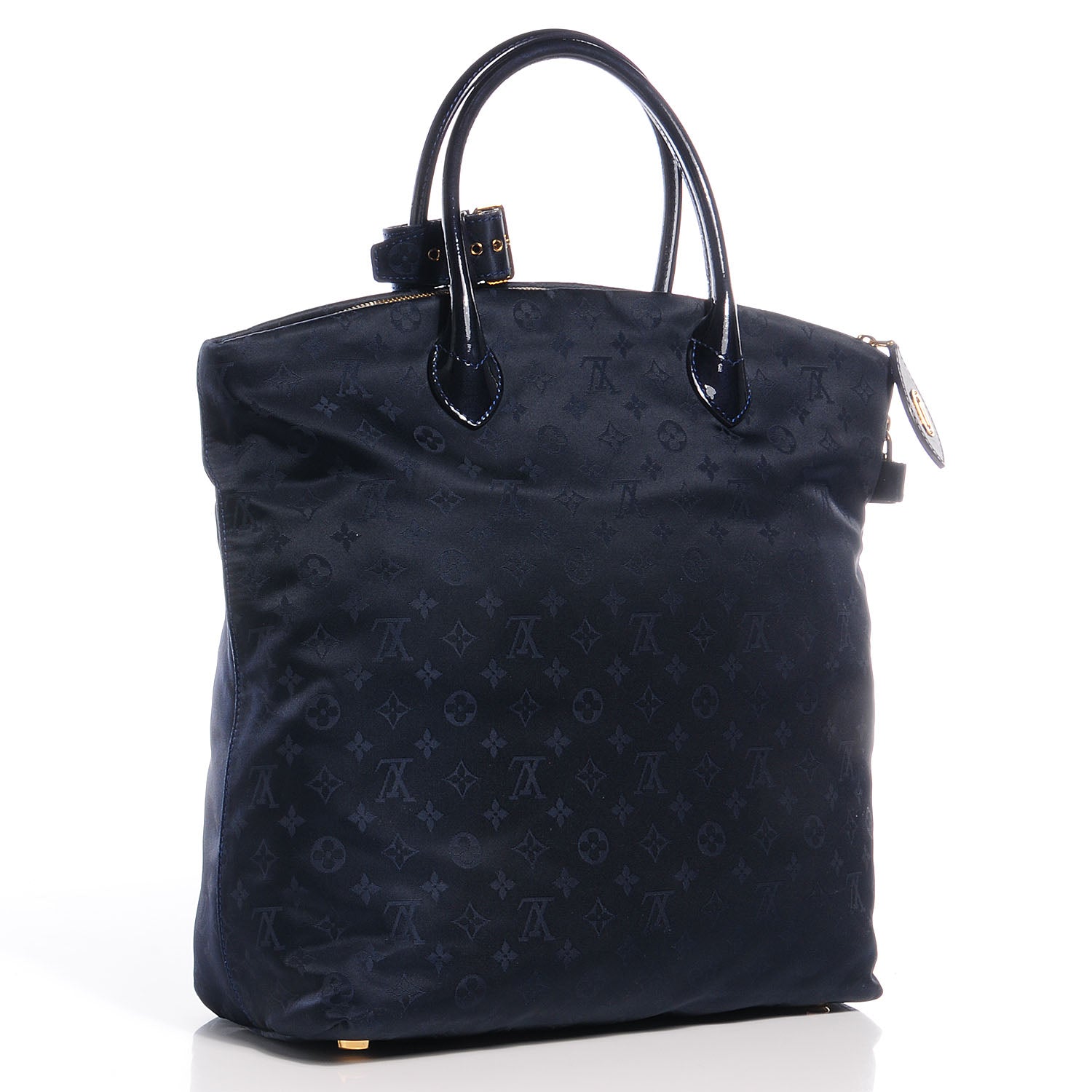 Louis Vuitton Monogram Nylon Desire Lockit Vertical MM Marine 3 of 7