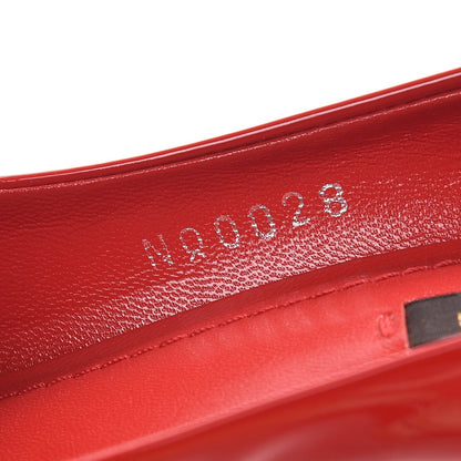 Louis Vuitton Patent French Riviera Pumps 39 Red 9 of 11