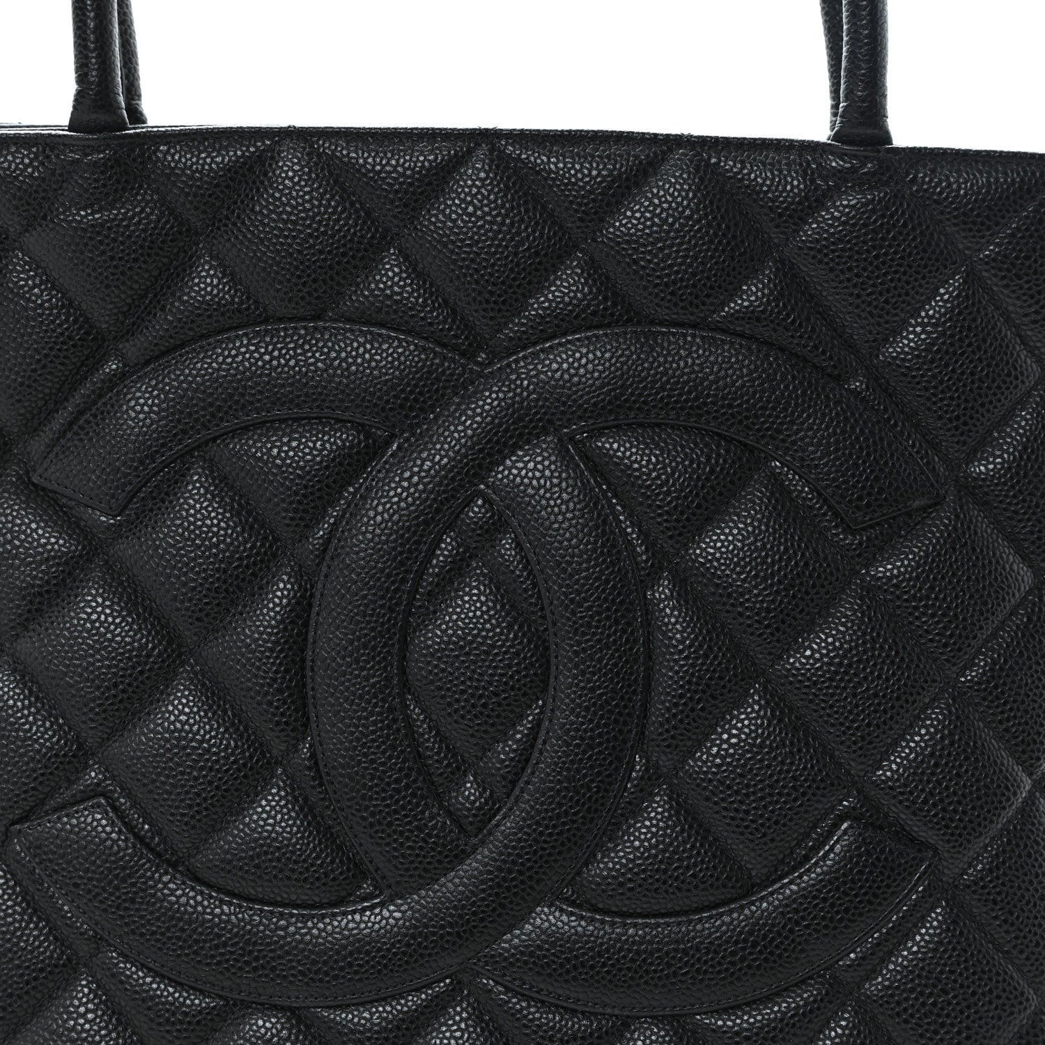 Chanel Caviar Quilted Medallion Tote Black 8 of 10