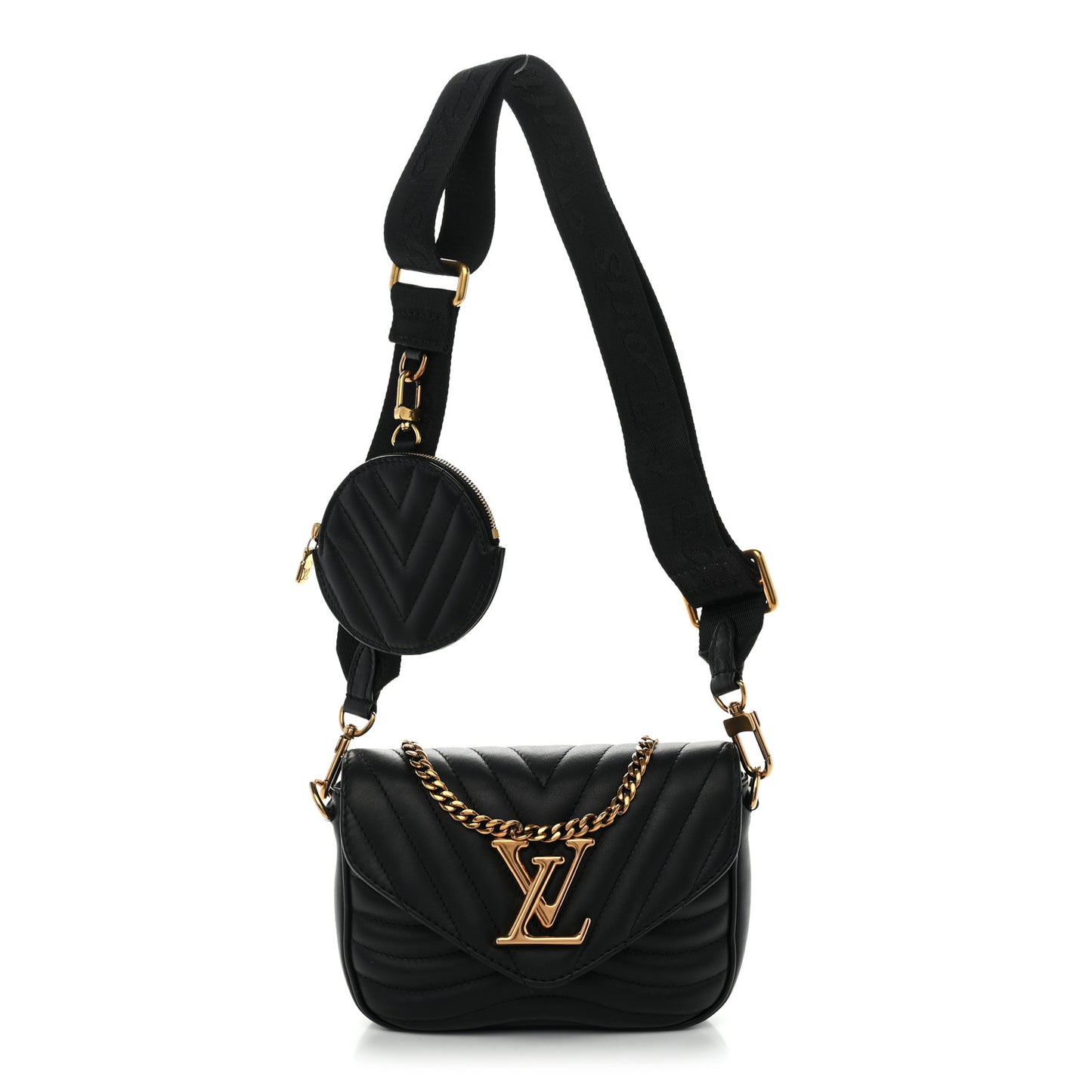 Calfskin New Wave Multi Pochette Black