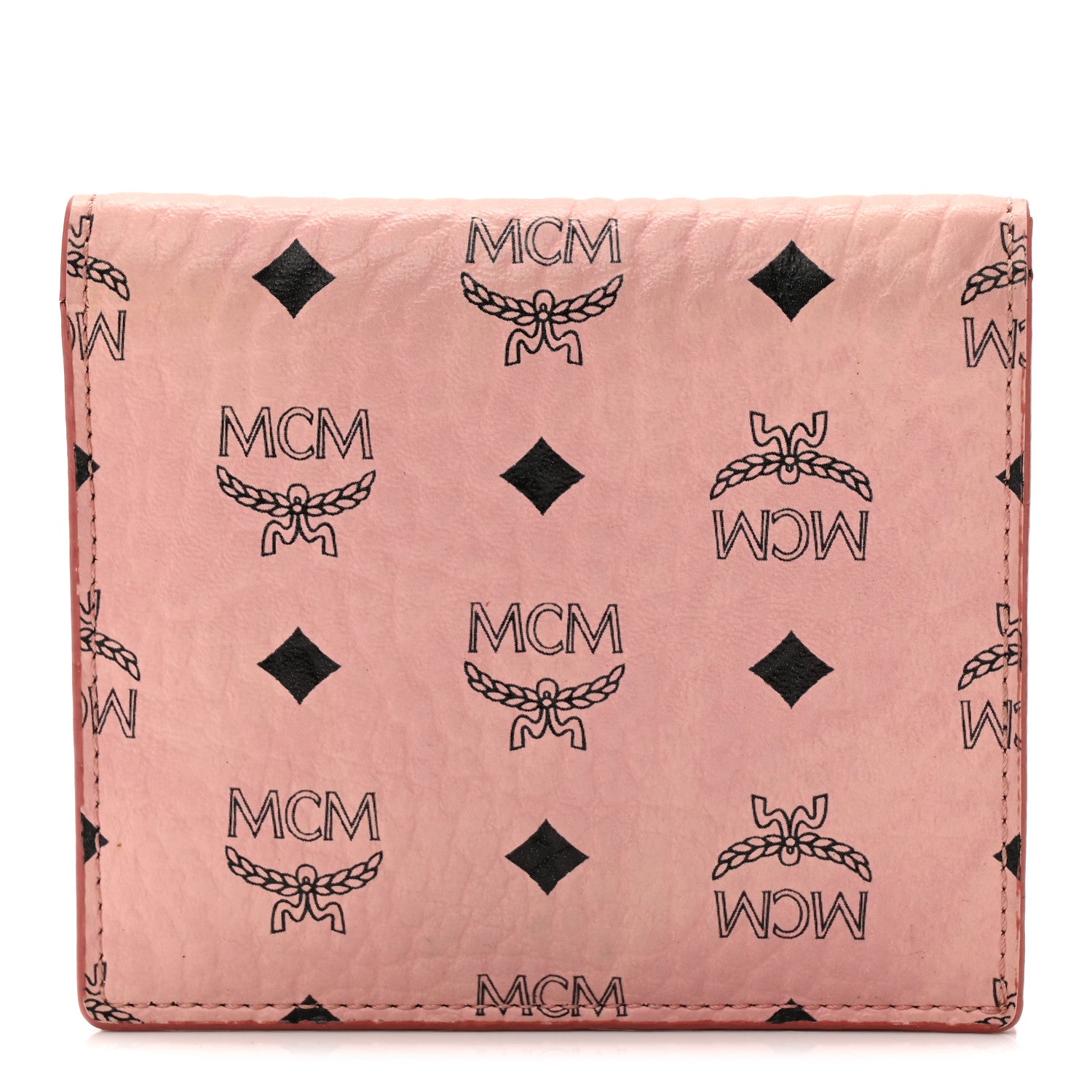 MCM Visetos ID Wallet Pink 1 of 9