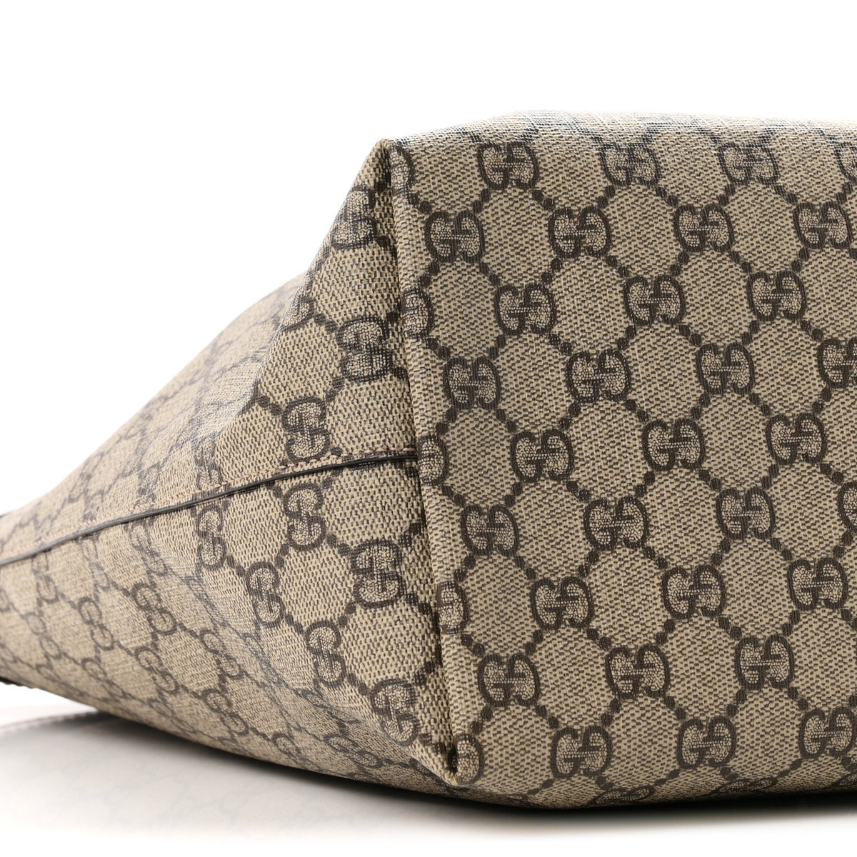 GG Supreme Monogram Medium Ophidia Shopping Tote Brown