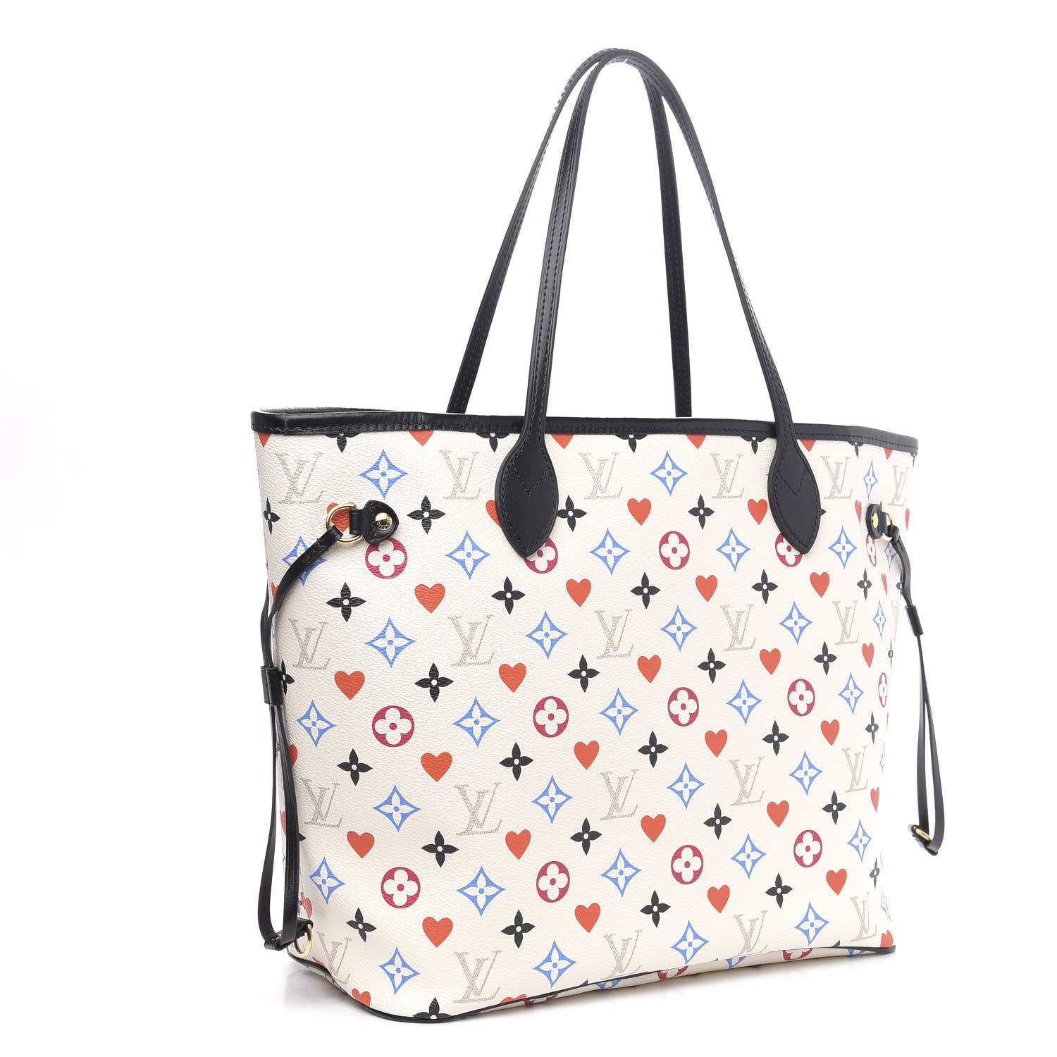 Louis Vuitton Game On Neverfull MM White 3 of 10