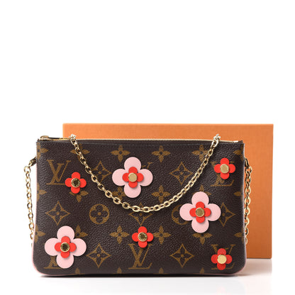 Louis Vuitton Monogram Blooming Flowers Double Zip Pochette 12 of 12
