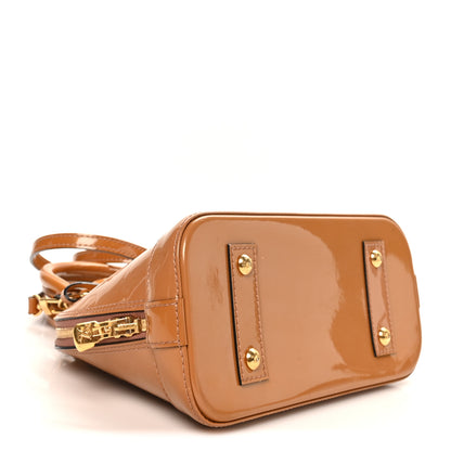 Louis Vuitton Vernis Alma BB Rose Velours 4 of 9