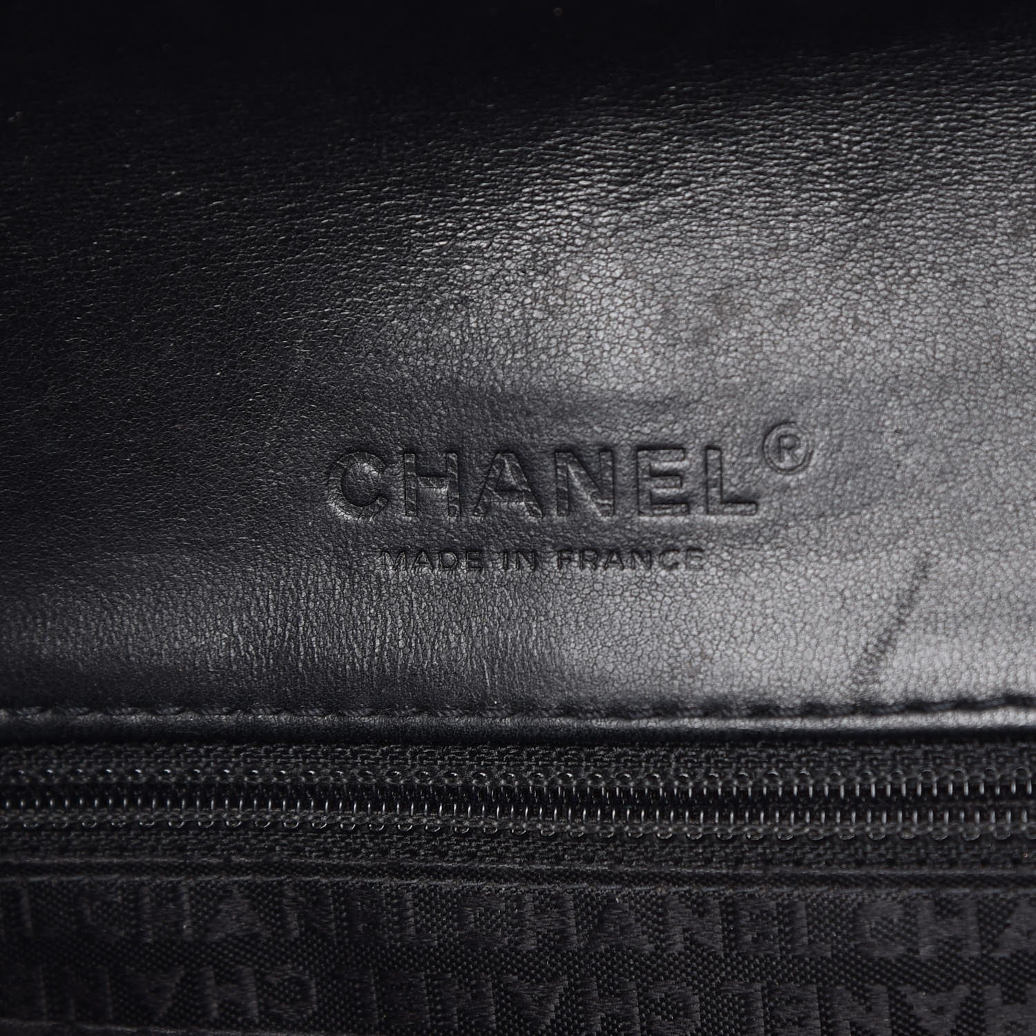 Chanel Lambskin Quilted CC Chocolate Bar Flap Black 6 of 10