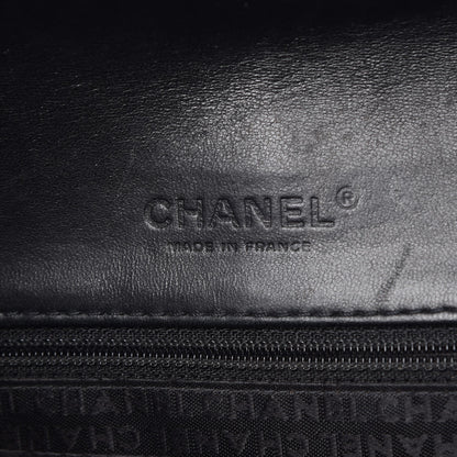 Chanel Lambskin Quilted CC Chocolate Bar Flap Black 6 of 10