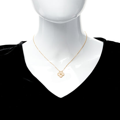 Van Cleef & Arpels 18K Yellow Gold Vintage Alhambra Pendant Necklace 2 of 6