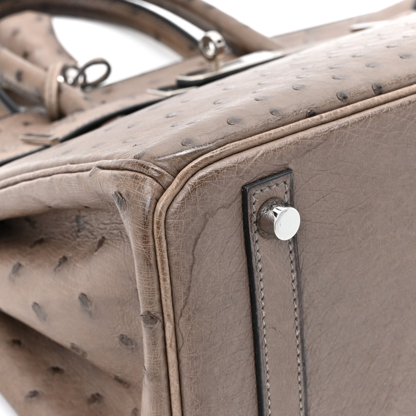 Ostrich Birkin 30 Mousse