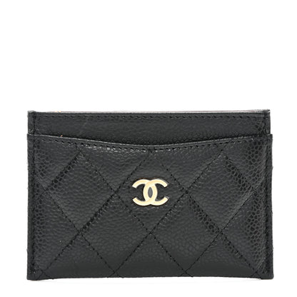 Chanel Caviar Quilted Card Holder Black 1 of 9
