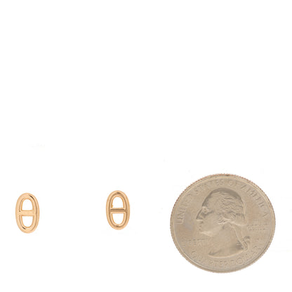 Hermes 18K Rose Gold TPM Farandole Stud Earrings 2 of 6