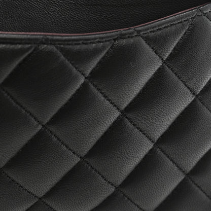 Chanel Lambskin Quilted Small Double Flap Black 13 of 14