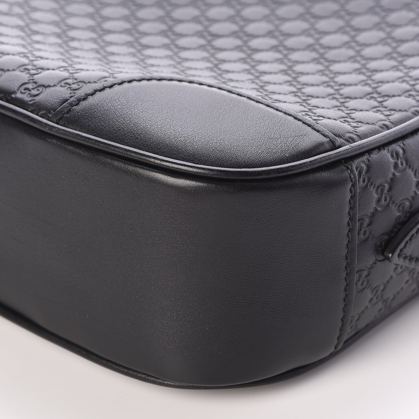 Microguccissima Mini Bree Messenger Bag Black