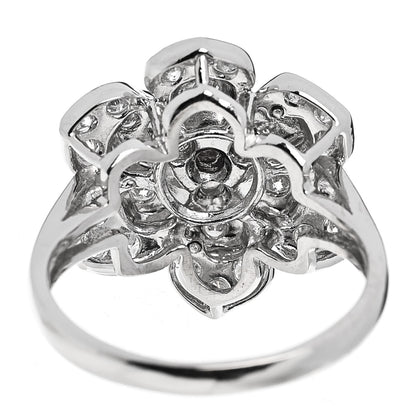 Parker & West by FASHIONPHILE Platinum Pink Diamond 1.11ctw Flower Cocktail Ring 57 8 8 of 10
