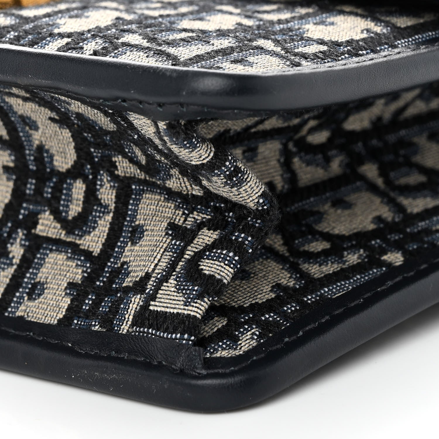 Christian Dior Oblique 30 Montaigne Flap Bag Blue 9 of 9