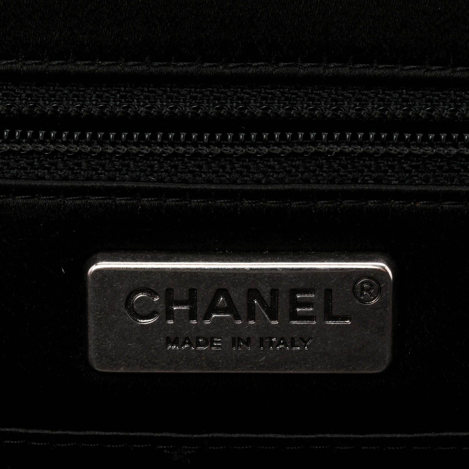 Chanel Lambskin Tweed We Need Clutch Black 6 of 10
