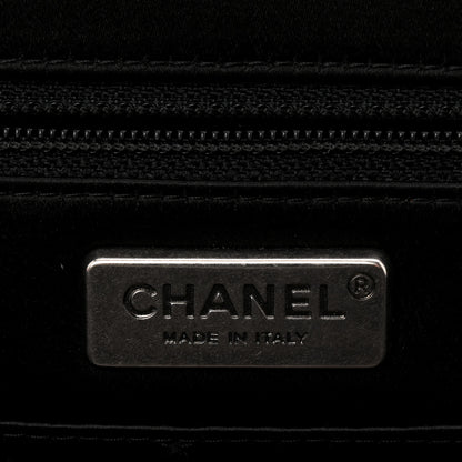 Chanel Lambskin Tweed We Need Clutch Black 6 of 10