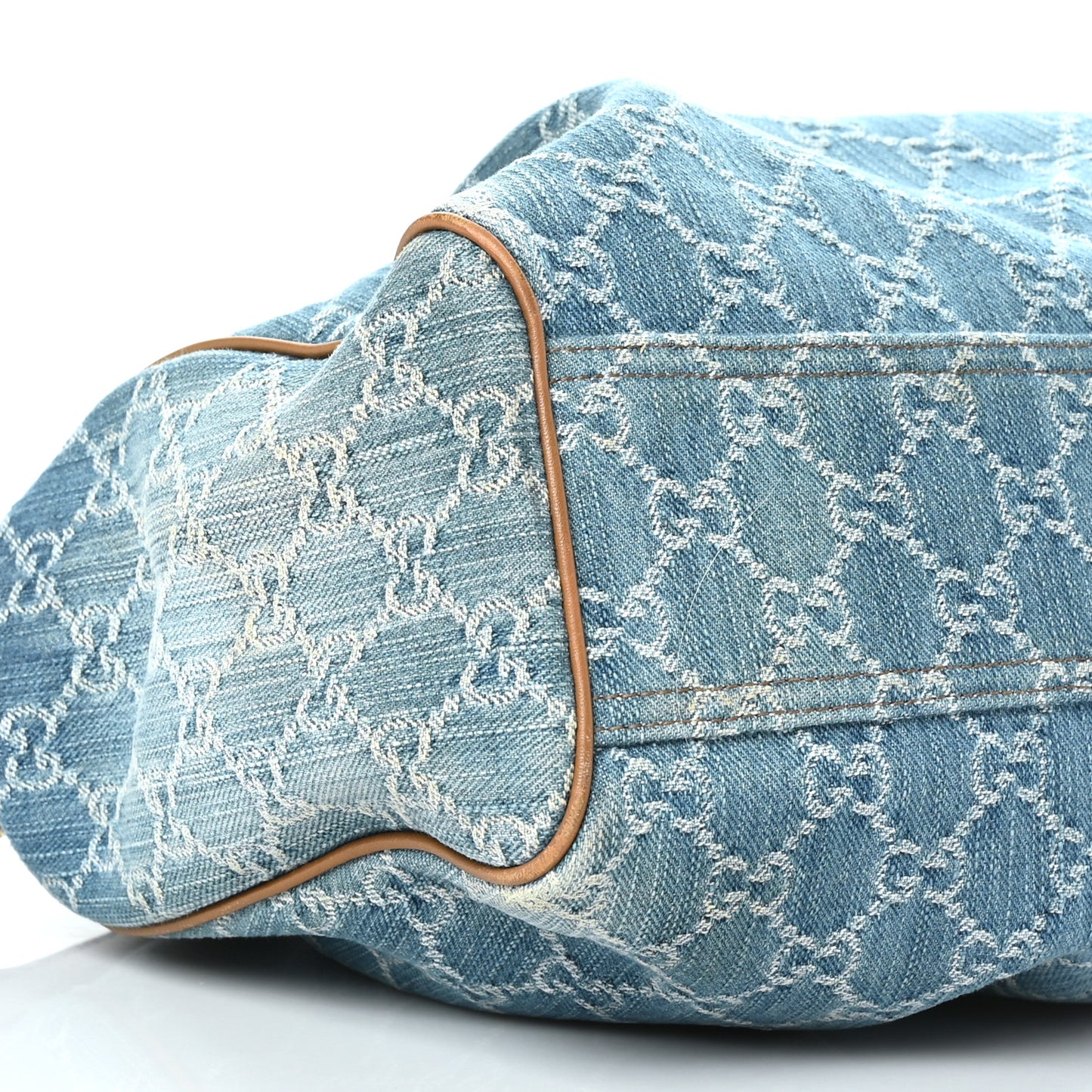 Denim Monogram Medium Sukey Tote Blue