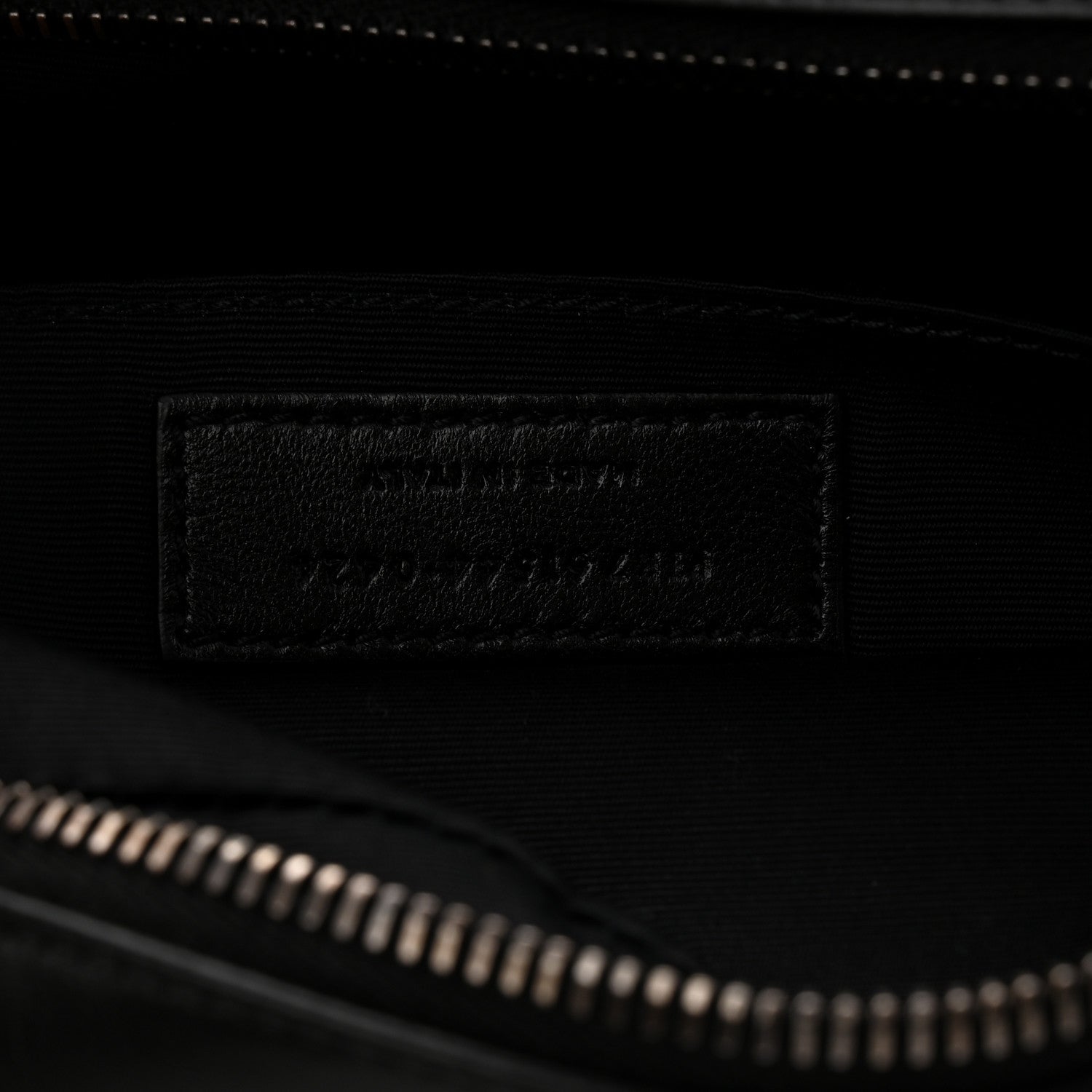 Saint Laurent Calfskin Matelasse Monogram Lou Camera Bag Black 7 of 11