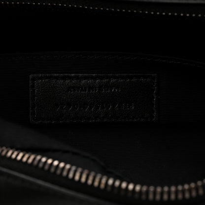 Saint Laurent Calfskin Matelasse Monogram Lou Camera Bag Black 7 of 11