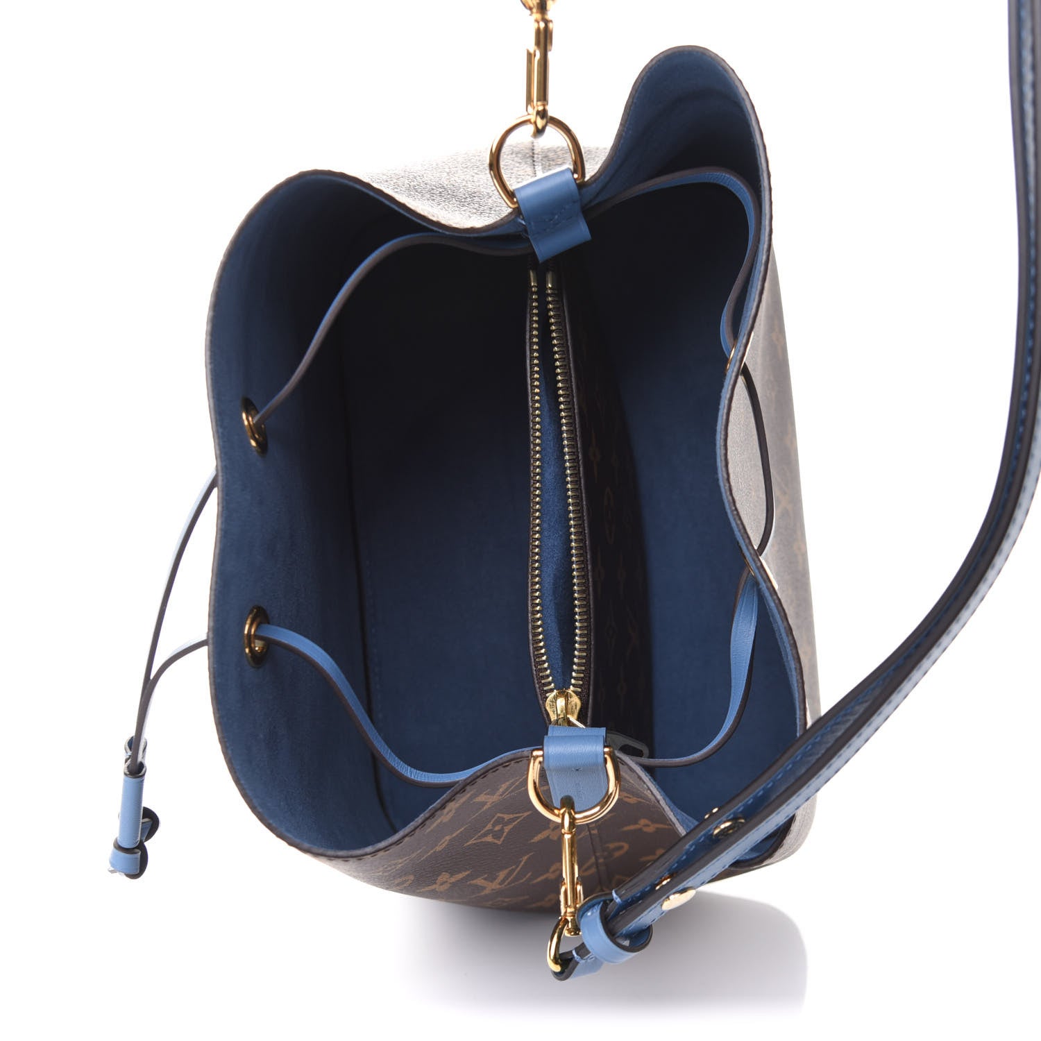 Louis Vuitton Monogram Neonoe MM Blue Jean 5 of 11