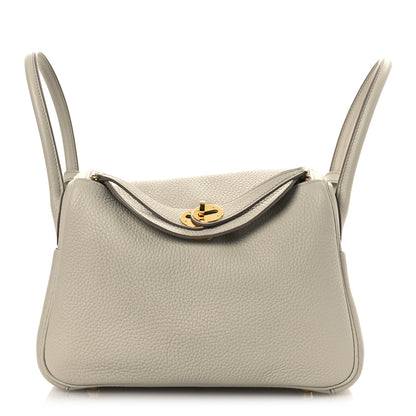 Hermes Taurillon Clemence Lindy 26 Beton 1 of 12