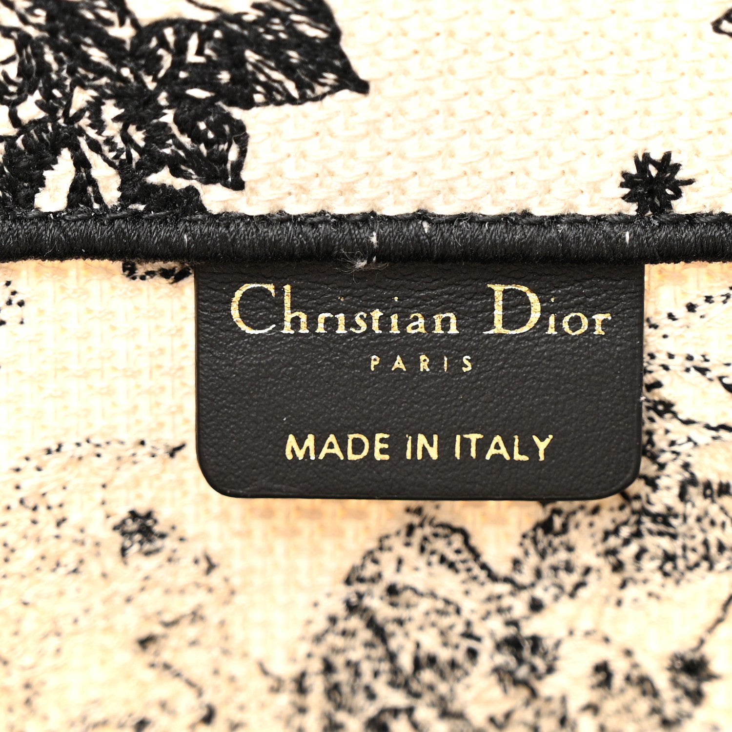 Christian Dior Canvas Zodiac Toile De Jouy Embroidered Medium Book Tote Latte 6 of 12