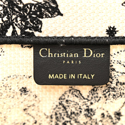 Christian Dior Canvas Zodiac Toile De Jouy Embroidered Medium Book Tote Latte 6 of 12