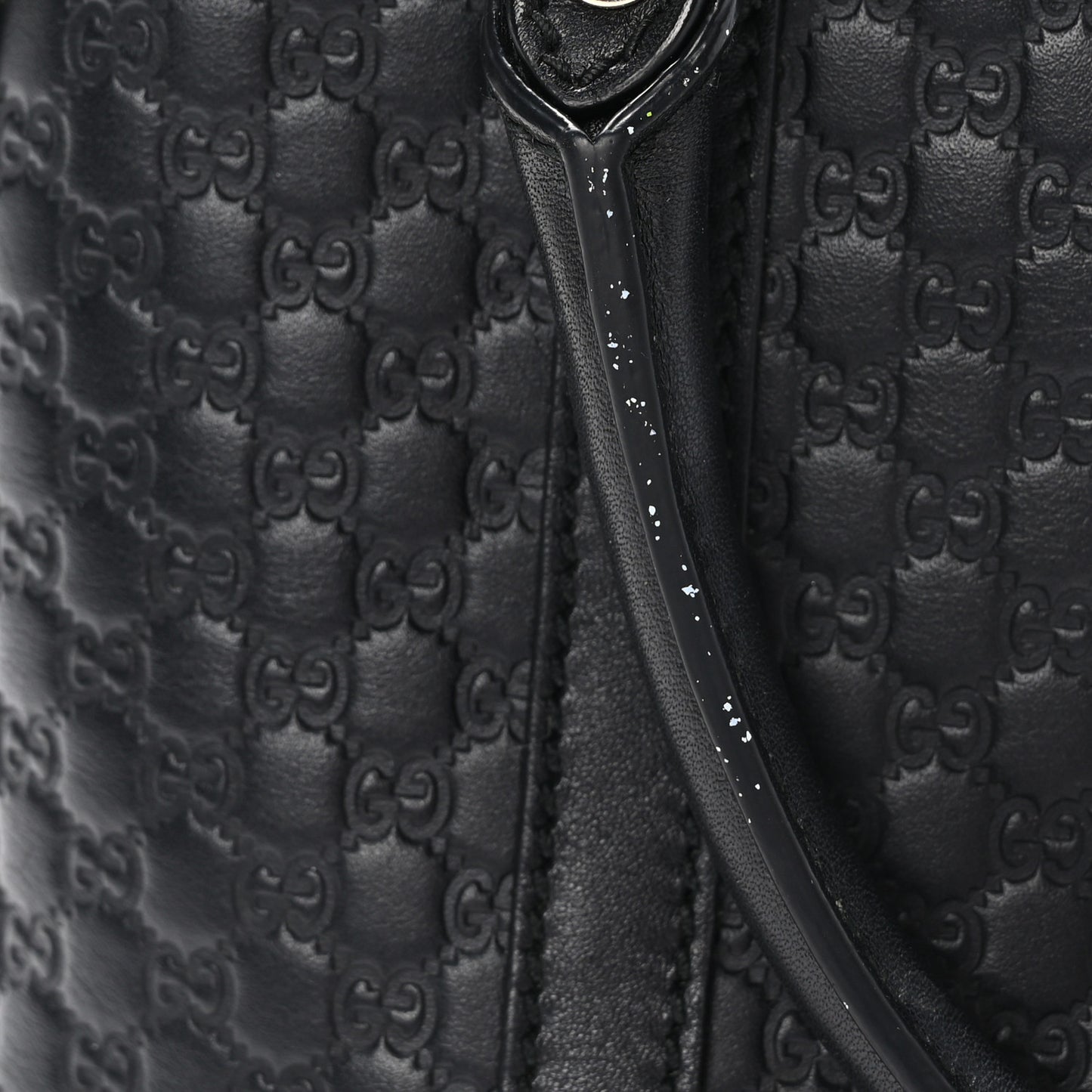 Microguccissima Mini Dome Bag Black