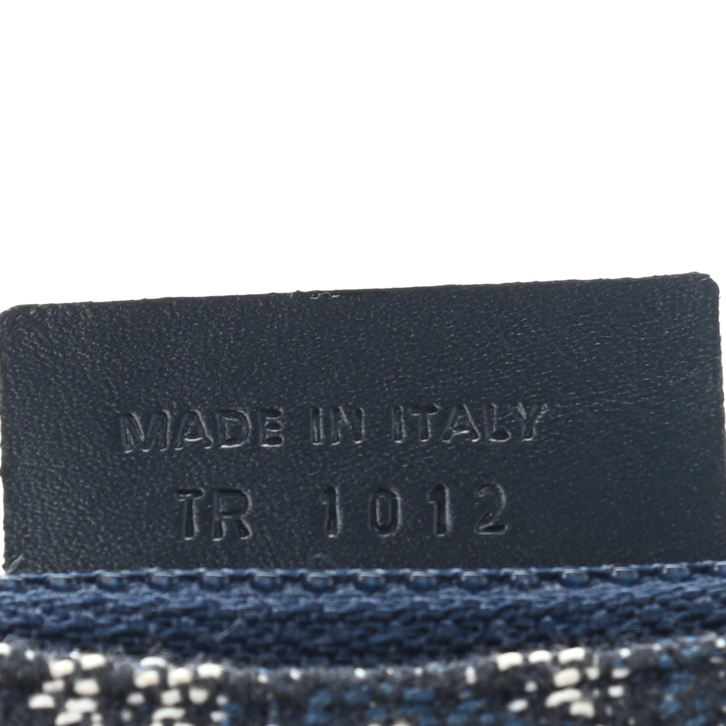 Monogram Saddle Coin Purse Navy
