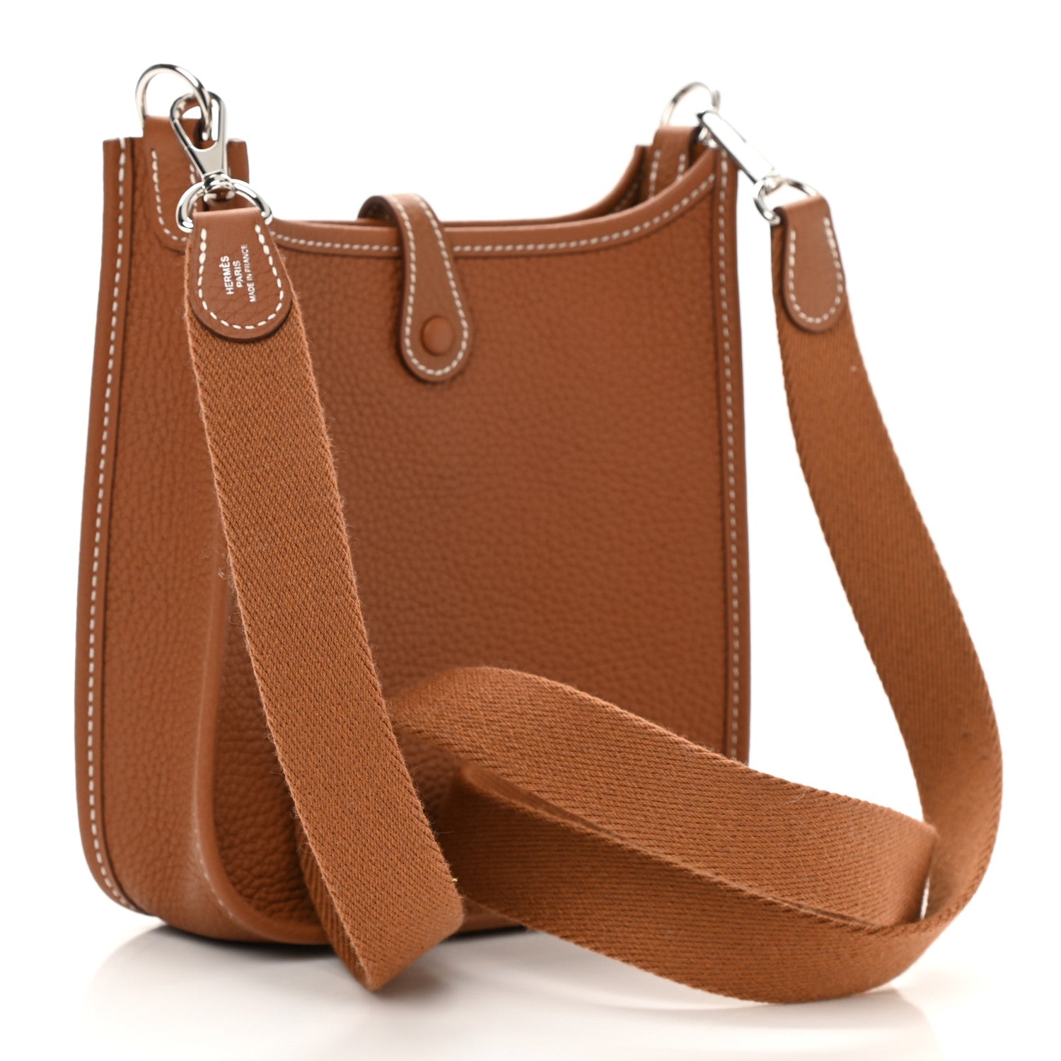 Hermes Taurillon Clemence Evelyne TPM Gold 3 of 12