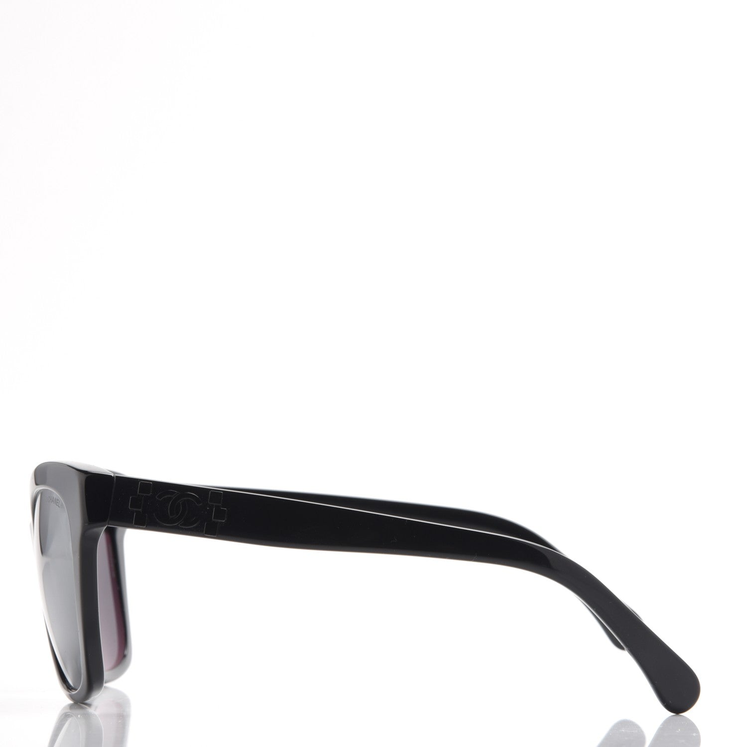 Chanel CC Butterfly Signature Sunglasses 5313 Black 3 of 9