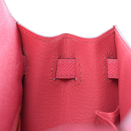 Hermes Epsom Kelly Sellier 25 Rose Azalee 17 of 33