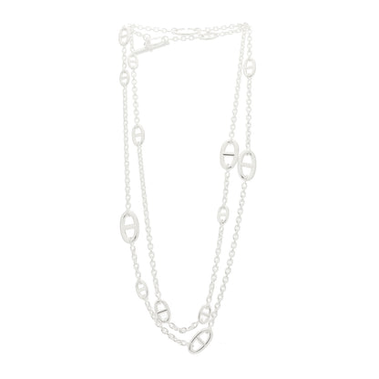 Hermes Sterling Silver Farandole Necklace 120 3 of 6