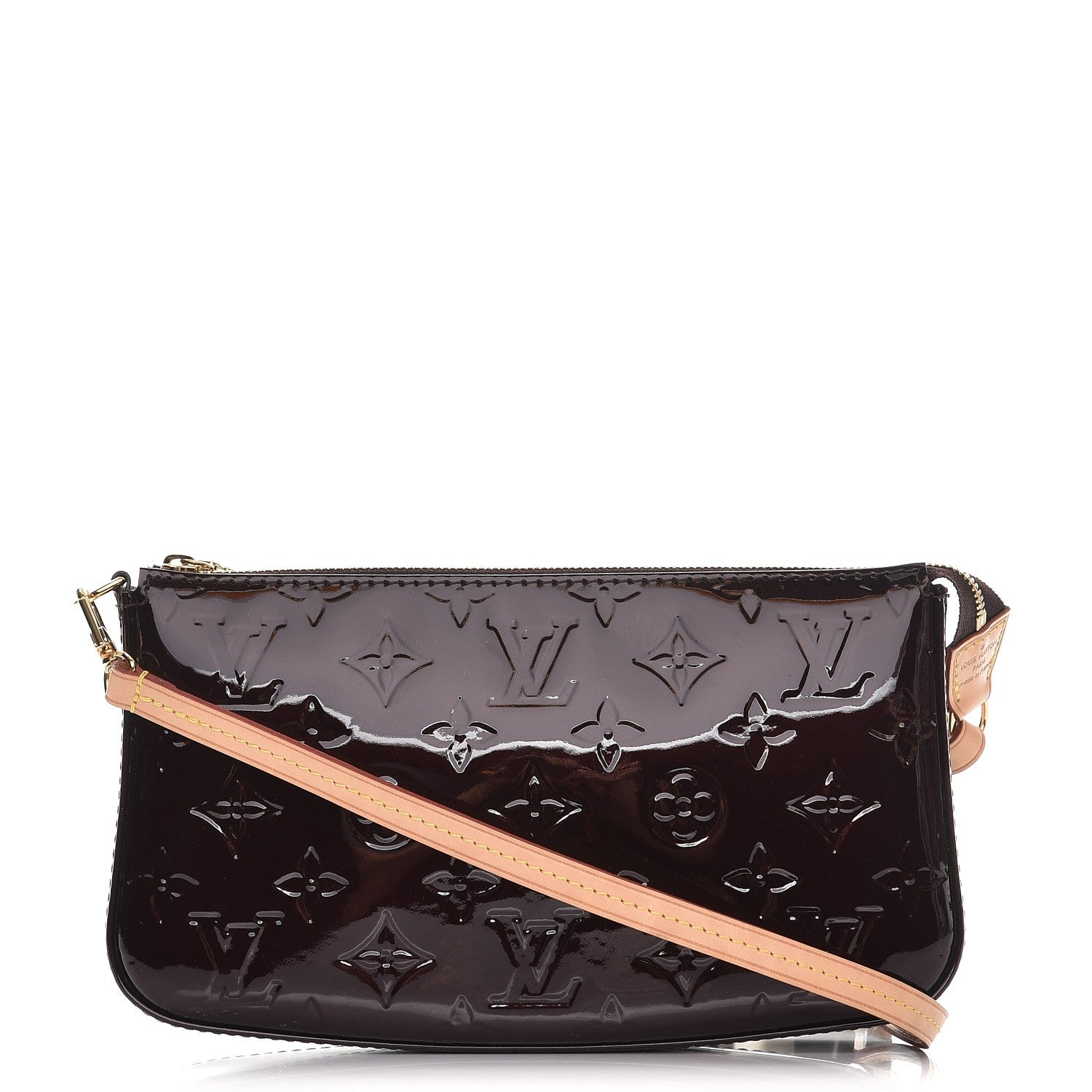Louis Vuitton Vernis Pochette Accessories NM Amarante 1 of 7