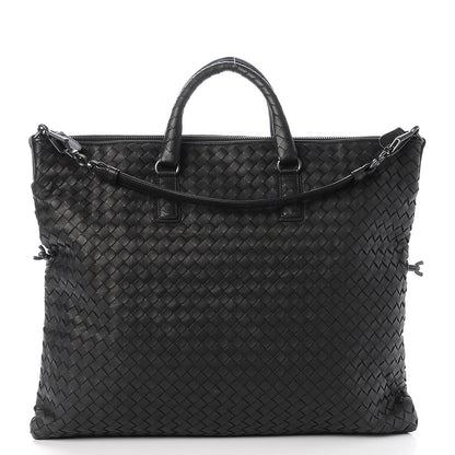 Bottega Veneta Nappa Intrecciato Medium Convertible Tote Nero Black 1 of 12